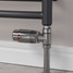 M-TRV-002-ST-BL-CU01 - Ramone Modern TRV Black Nickel Towel Radiator Valves with Sleeves M-TRV-002-ST-BL-CU01 - Ramone Modern TRV Black Nickel Towel Radiator Valves with Sleeves